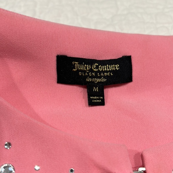 Juicy Couture Black Label Pink Lemonade Pearl Rhinestone Embellished Jac… - Picture 5 of 16